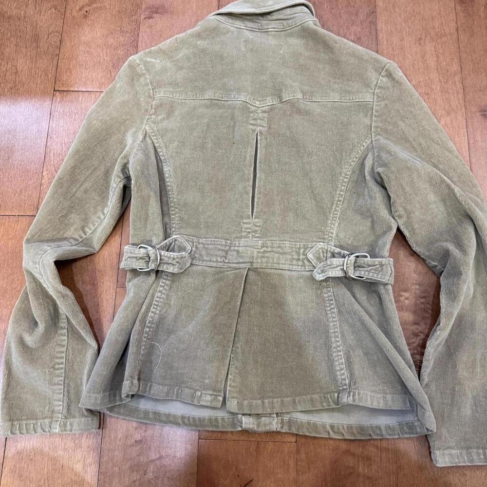 Y2K Forever 21 corduroy cargo jacket Sz. S - Picture 4 of 6